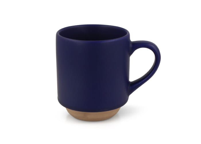 Mug personnalisé 180 ml grès cérame Tallin Bleu foncé